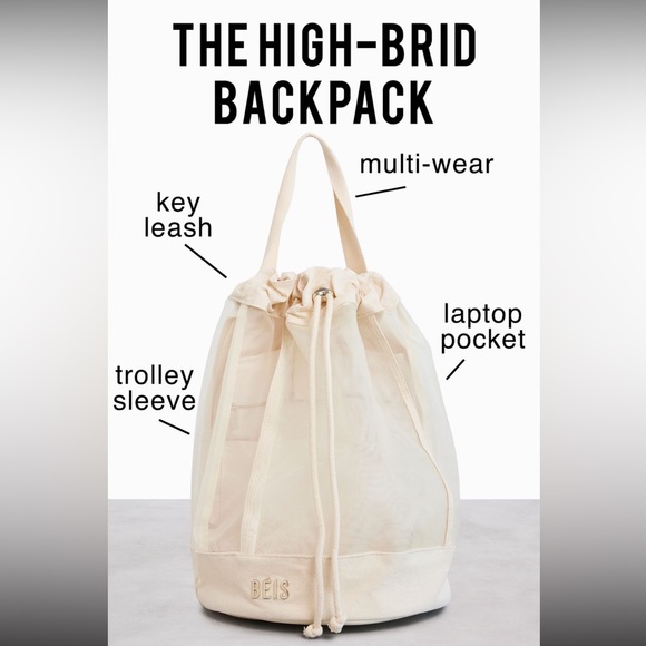 the high-brid backpack. Beis backpack from Shay’s high line collection. - Picture 5 of 6
